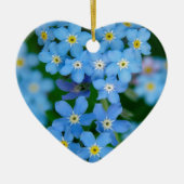 Vergissmeinnicht blühend keramik ornament (Vorne)