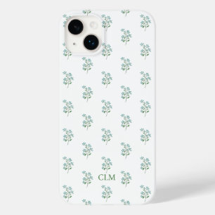 Vergissmeinnicht-Blumen-Süß-Preppy Case-Mate iPhone 14 Plus Hülle