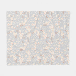 Vergissmeinnicht-Blumenmuster Fleecedecke