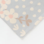 Vergissmeinnicht-Blumenmuster Fleecedecke (Ecke)