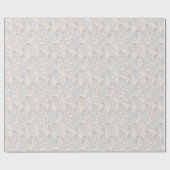 Vergissmeinnicht-Blumenmuster Geschenkpapier (Flach)