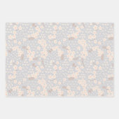 Vergissmeinnicht-Blumenmuster Geschenkpapier Set (Vorderseite 3)