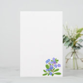 Vergissmeinnicht-Briefpapier Briefpapier (Stehend Vorderseite)
