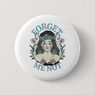 Vergissmeinnicht Button