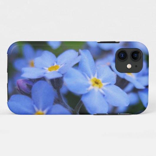 Vergissmeinnicht Case-Mate iPhone Hülle (Rückseite (Horizontal))