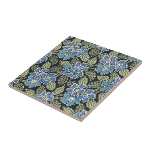 Vergissmeinnicht-Fliese Fliese (Seite)