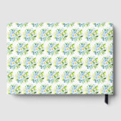 Vergissmeinnicht Gänseblümchen Floral Brautdusche Gästebuch (Rückseite)