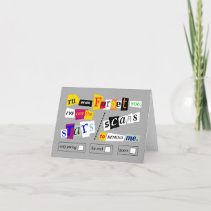 "Vergissmeinnicht" Grußkarte Feiertagskarte