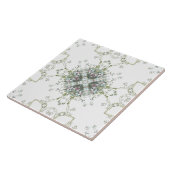 Vergissmeinnicht-Kaleidoskopmuster Fliese (Seite)