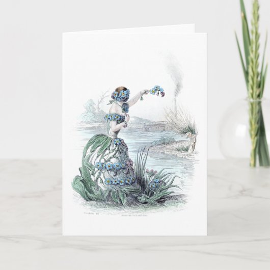 Vergissmeinnicht Karte (Vorderseite)