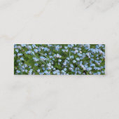 Vergissmeinnicht-Lesezeichen-Geschäfts-Karte Mini Visitenkarte (Rückseite)