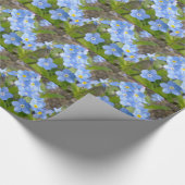 Vergissmeinnicht-Packpapier Geschenkpapier (Ecke)