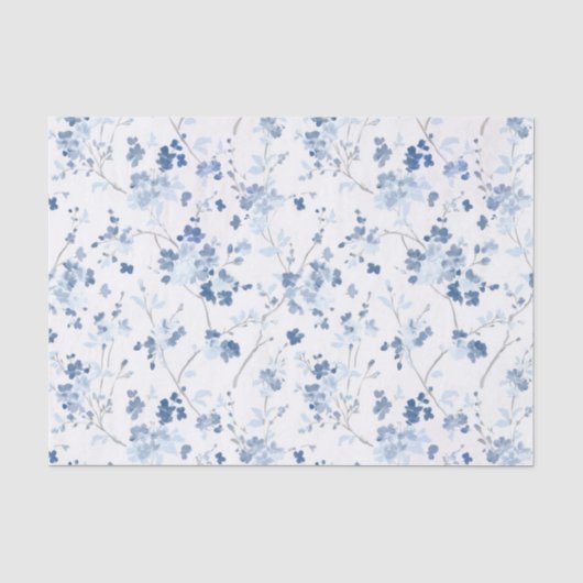 Vergissmeinnicht-Tissue-Papier Seidenpapier (Vorderseite)