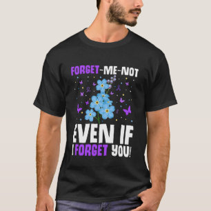 Vergissmeinnicht-Violett Alzheimer-Bewusstsein T-Shirt