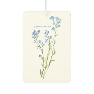 Vergissmeinnicht Wasserfarben-Gartenblume Autolufterfrischer