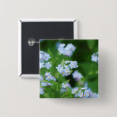 Vergissmeinnichte Button (Vorne & Hinten)