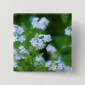 Vergissmeinnichte Button (Vorderseite)