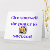 Vergiwer Yourself Karte (Gelbe Blume)