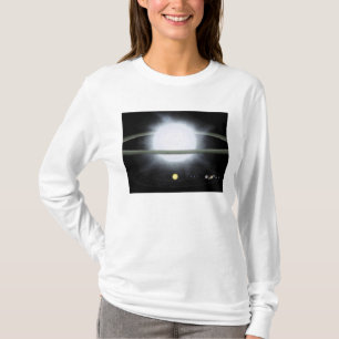 Vergleich der Größe eines übergroßen Sterns T-Shirt