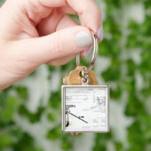 Vergleich des Colt-Maschinengewehrs Schlüsselanhänger (Hand)