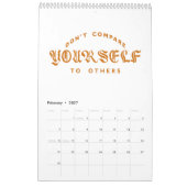 Vergleiche dich nicht mit anderen kalender (Feb 2027)
