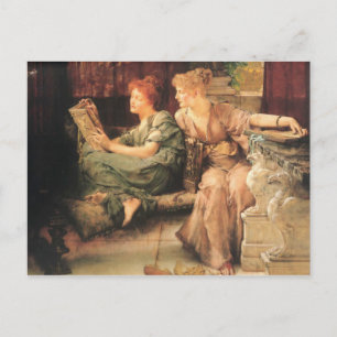 Vergleiche von Lawrence Alma-Tadema Postkarte