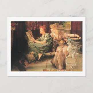 Vergleiche von Lawrence Alma-Tadema Postkarte