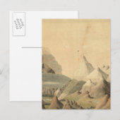 Vergleichende Ansicht Postkarte (Vorne/Hinten)
