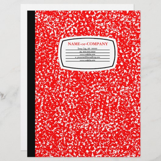 Vergleichsbuch Briefkopf (Vorne/Hinten)