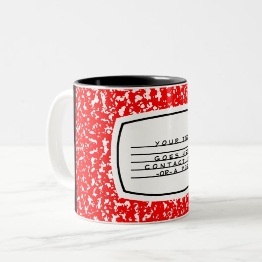 Vergleichsbuch Zweifarbige Tasse (Vorderseite Links)