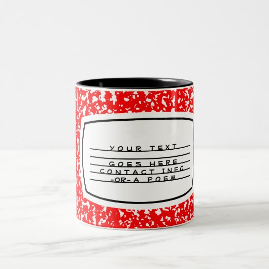 Vergleichsbuch Zweifarbige Tasse (Mittel)