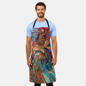 Vergnügen Abstraktes Malerdesign Schürze (Getragen)