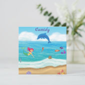 Vergnügen am Sonnenhüdchen Dolphin Beach Personali (Stehend Vorderseite)