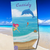 Vergnügen am Sonnenhüdchen Dolphin Beach Personali Strandtuch