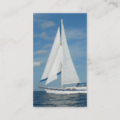 Vergnügen, das Visitenkarten segelt Visitenkarte (Rückseite)