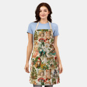 Vergnügen, Feiern und farbenfrohe Weihnachten Schürze (Getragen)