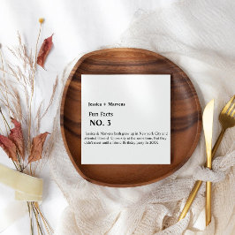 Vergnügen: Hochzeit, Probe, Party Serviette