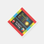 Vergnügen im Sun Pool Party Farbenfrohe Tafel Serviette (Ecke)