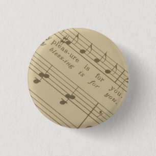 Vergnügen ist für dich - Musiknoten-Taste Button
