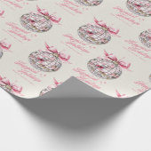 Vergnügen Moderne Disco Ball Ornament Schöne Ferie Geschenkpapier (Ecke)