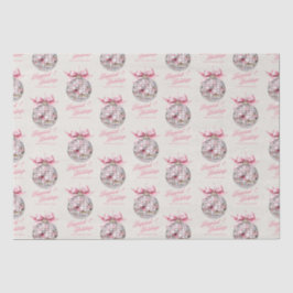 Vergnügen Moderne Disco Ball Ornament Schöne Ferie Seidenpapier