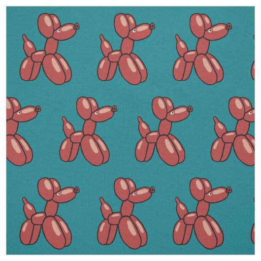 Vergnügen, rote Ballontiere mit benutzerdefinierte Stoff (Muster)