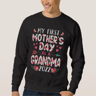 Vergnügen Sie meinen ersten Muttertag als Oma 2022 Sweatshirt