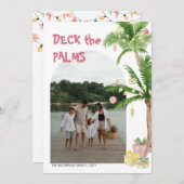 Vergnügen Sie sich bei tropischen Weihnachten (Vorne/Hinten)