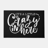 Vergnügen Sie sich ein wenig verrückt in diesem we Fußmatte (Vorderseite)