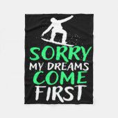 Vergnügen Sie sich mit der Zeit, die Sie in letzte Fleecedecke (Vorderseite)