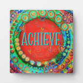 Vergnügen Sie sich mit Whimsical Motivierend Inspi Fotoplatte (Vorderseite)