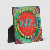 Vergnügen Sie sich mit Whimsical Motivierend Inspi Fotoplatte (Vorderseite)