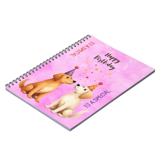 Vergnügen & Spaß Notizblock (Linke Seite)