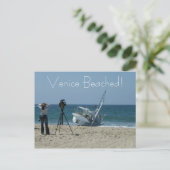 Vergnügen Venedig Beach Postcard! Postkarte (Stehend Vorderseite)